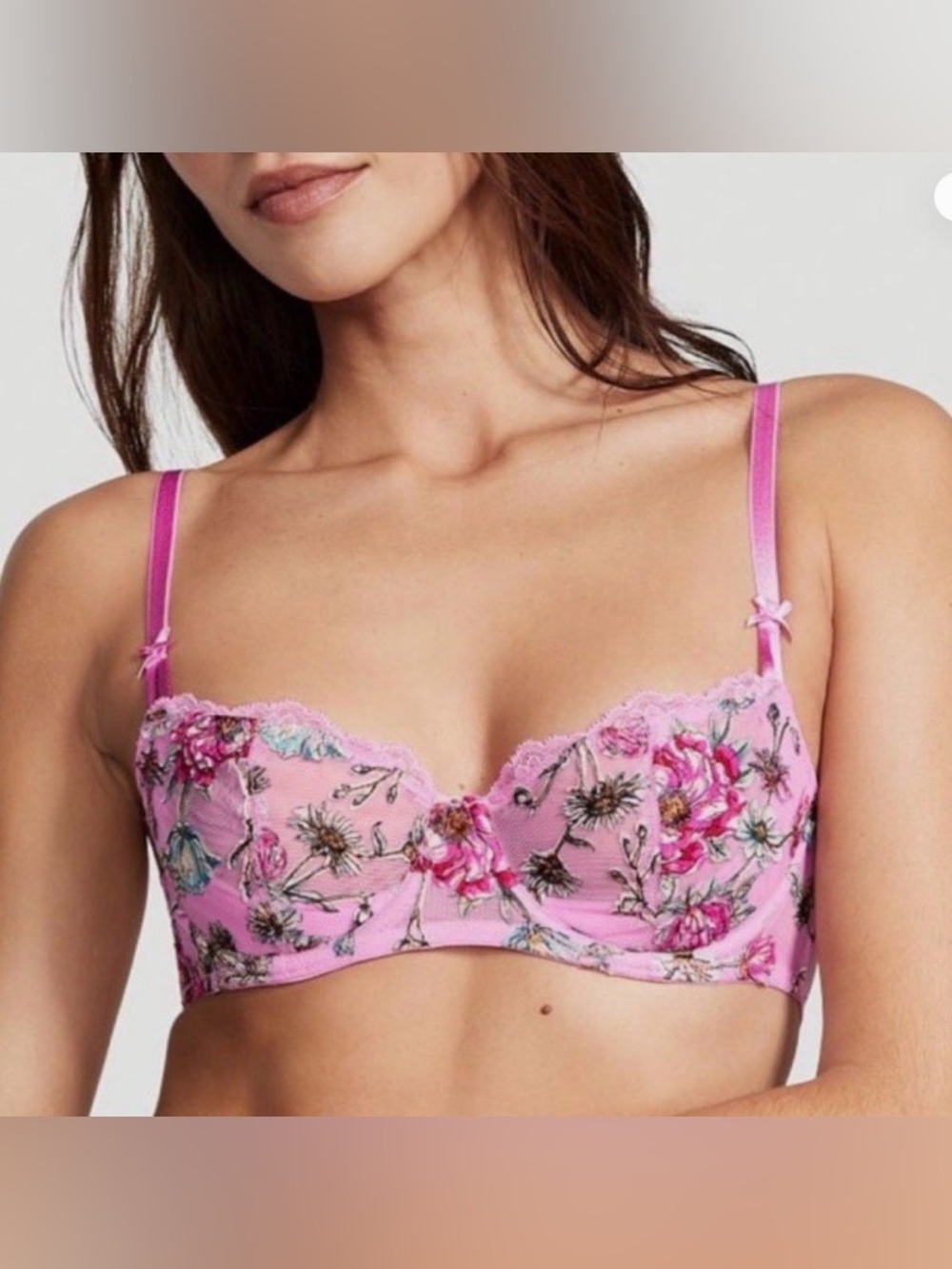 🖤Victoria’s Secret Dream Angels Push-Up Bra – Rosa Floral